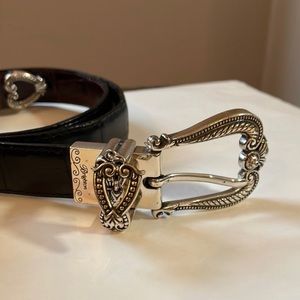 Brighton Reversible Croc Leather Belt